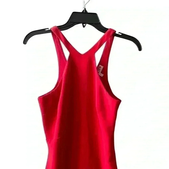 LIKELY Gown, Formal, Wedding, Prom, Woman's Red Halter Dress Size 4/2/0 - Picture 3 of 11